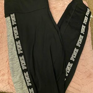 Victoria Secret Ultimate Black and Gray Leggings